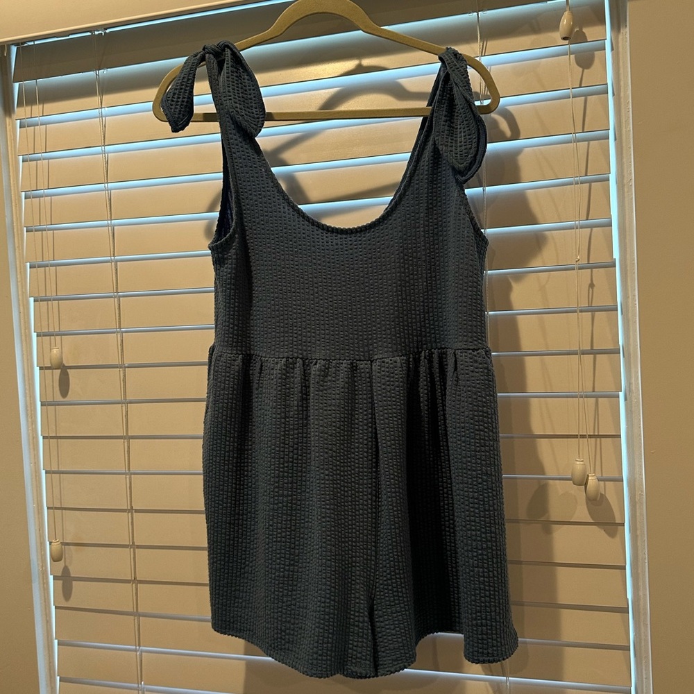 Urban Outfitters Dark Blue Textured Dress